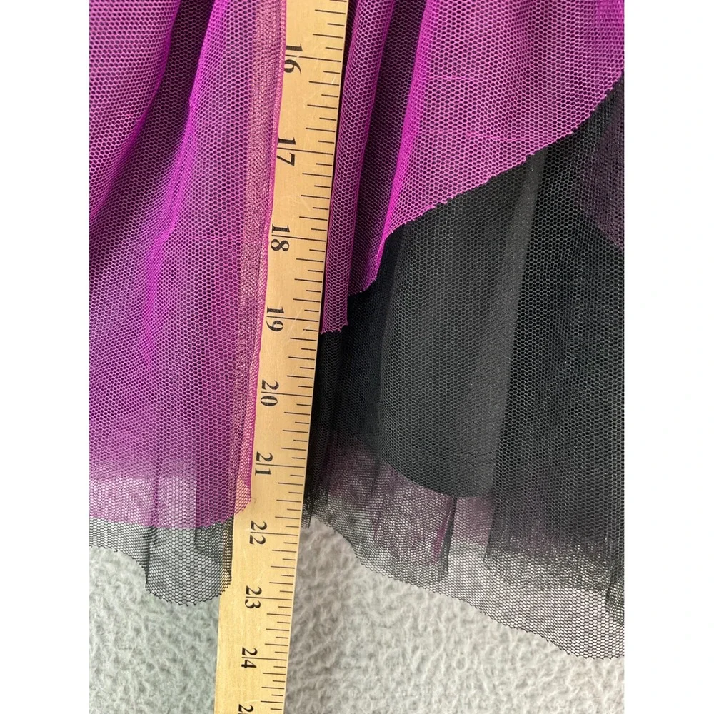 Disney Frozen II Anna Costume Dress Kids XS 4/5 Black Purple Princess Tulle